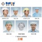 防静电帽子防静电工帽防尘大工帽小工帽无尘车间透气女工帽男工帽
