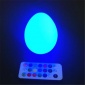 外贸热销亚马逊一件代发代打面单遥控LED 蛋灯七彩小夜灯装饰蛋灯